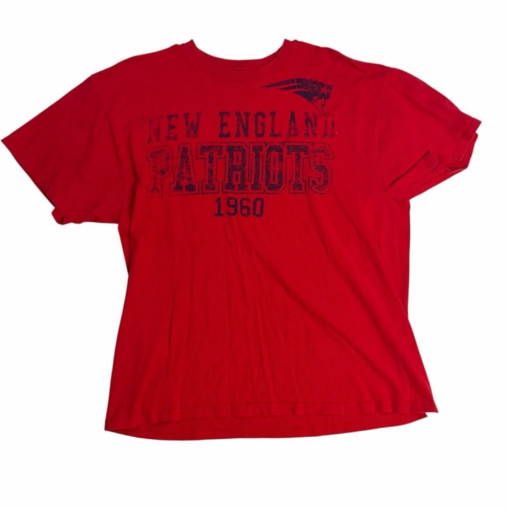 NFL New England Patriots Red Short Sleeve Tee XL